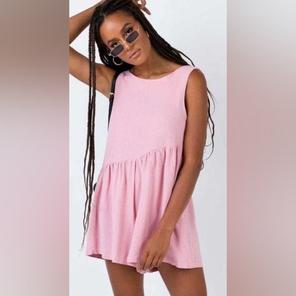 Princess Polly Alder Pink Playsuit Romper US Size 4